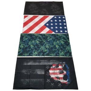 7 Eleven 4‎ Pack Adult Unisex Multi-Purpose Facemask Summer Gaiters